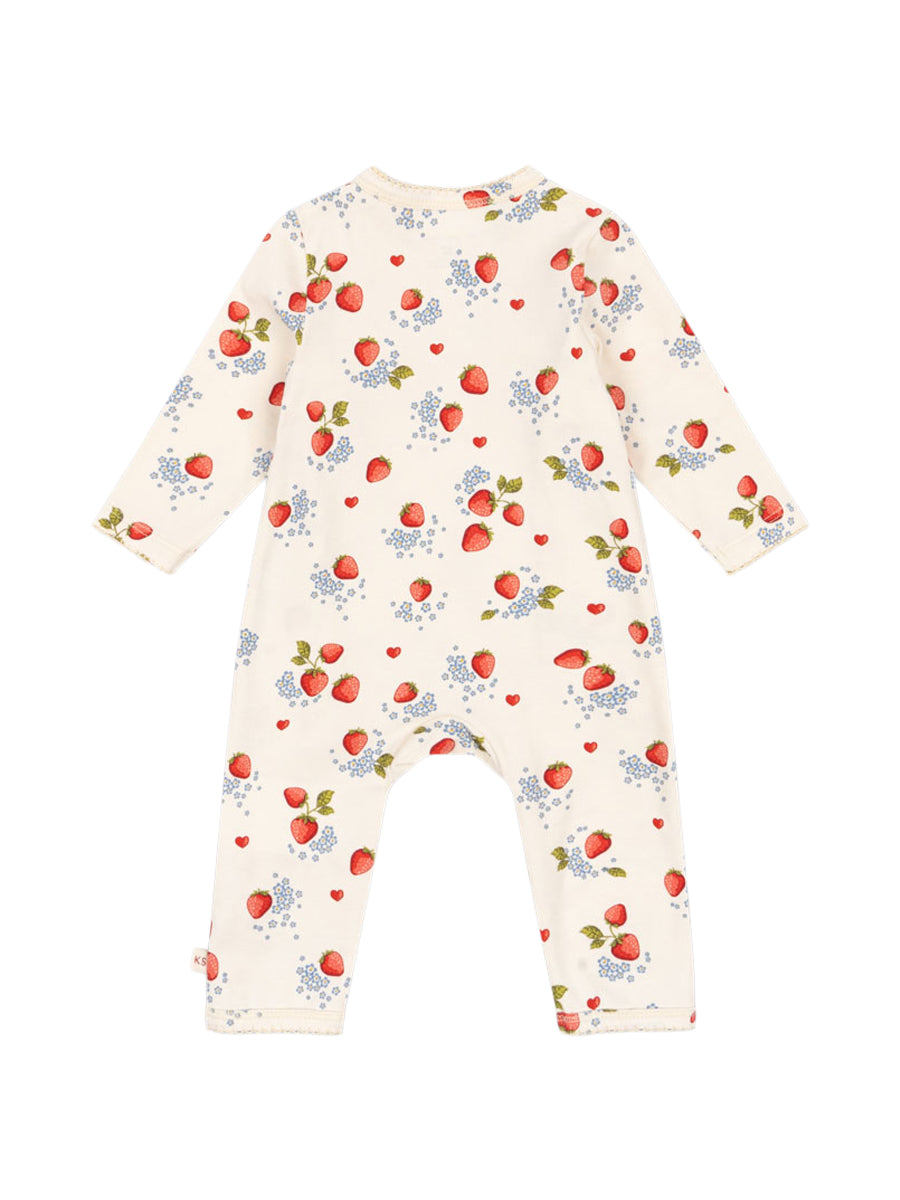 Strawberry Print Romper Rompers Konges Sløjd