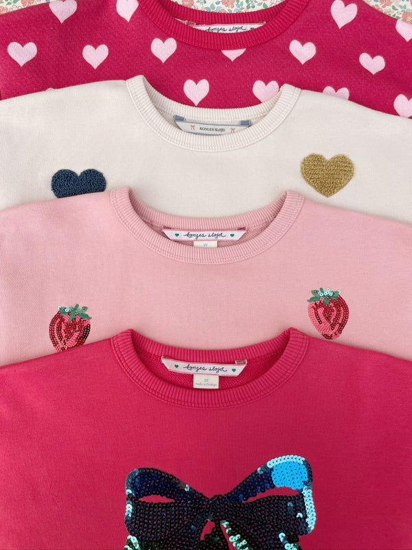 Strawberry Sequin Sweatshirt Sweatshirts Konges Sløjd