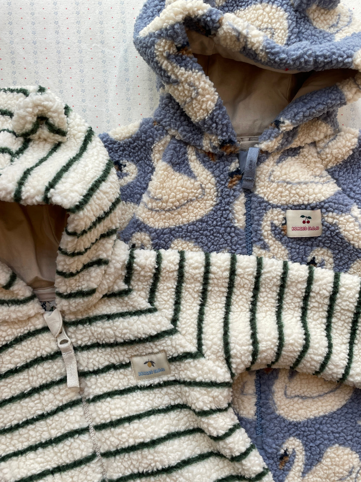 Striped Jody Teddy One-Piece Outerwear Konges Sløjd