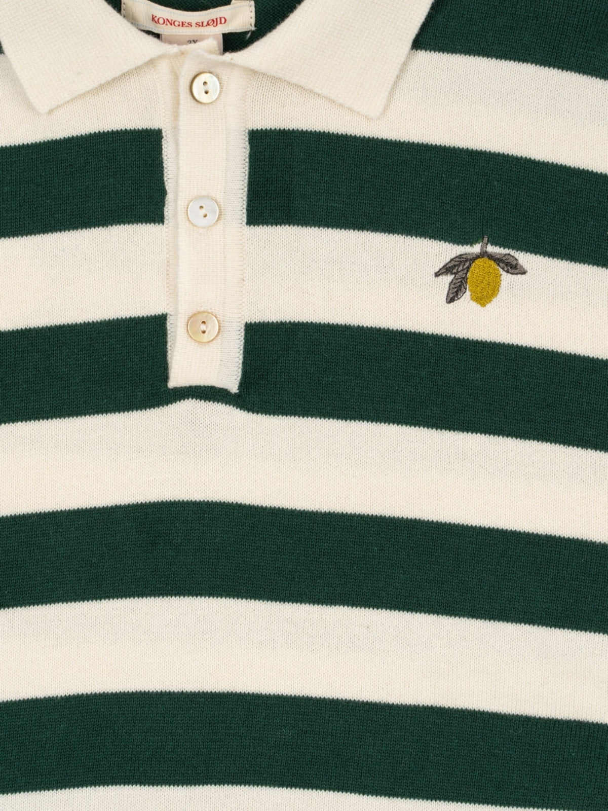 Manis Striped Knit Polo Sweaters Konges Sløjd