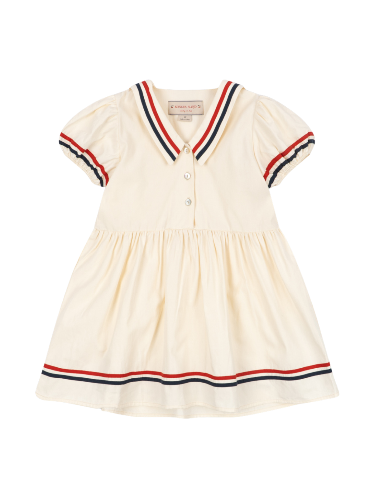 Stripe Trim Allie Dress Dresses Konges Sløjd
