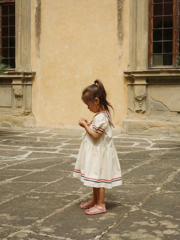 Stripe Trim Allie Dress Dresses Konges Sløjd