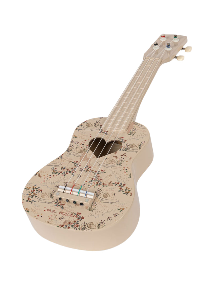 Swan Print Ukulele Pretend Play Konges Sløjd   