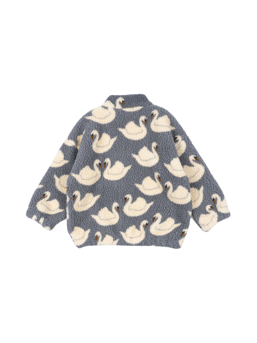 Swan Teddy Jacket Outerwear Konges Sløjd   