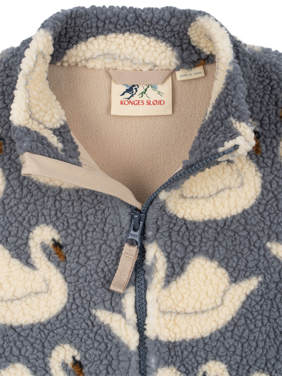 Swan Teddy Jacket Outerwear Konges Sløjd   