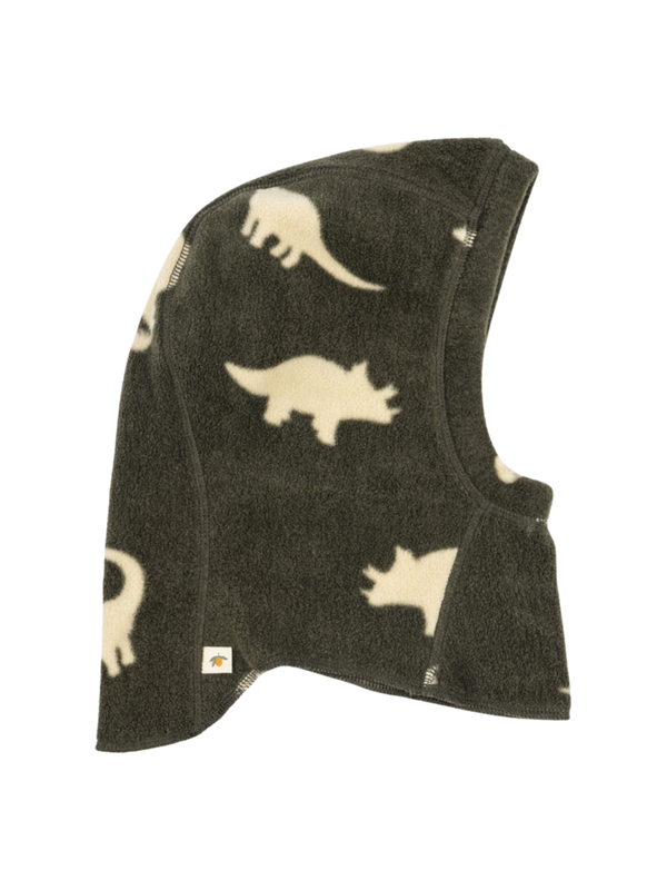 Tavi Dino Fleece Balaclava Hats Konges Sløjd Dark Green 2-4Y