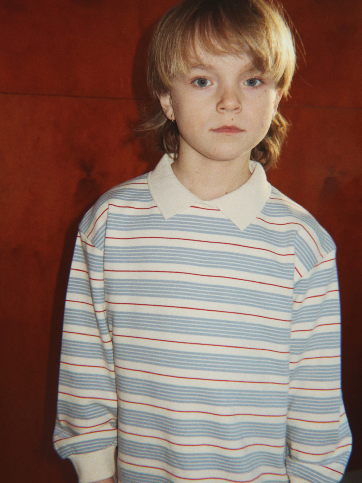 Tocororo Stripe Collared Sweatshirt Set Sets Konges Sløjd