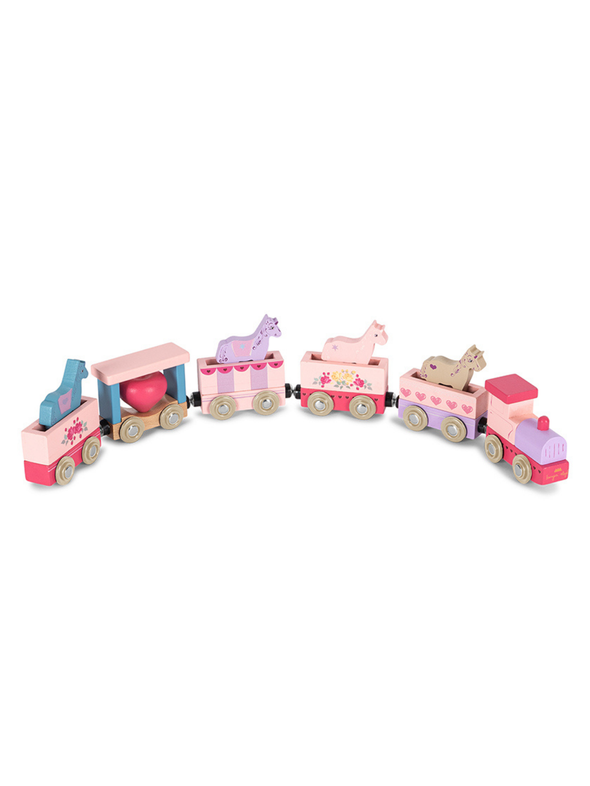 Unicorn Magnetic Train Set Pretend Play Konges Sløjd