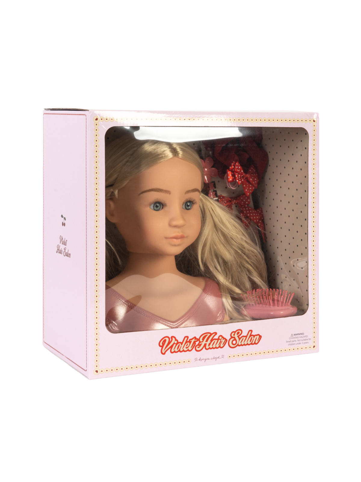 Violet Hair Salon Doll Pretend Play Konges Sløjd