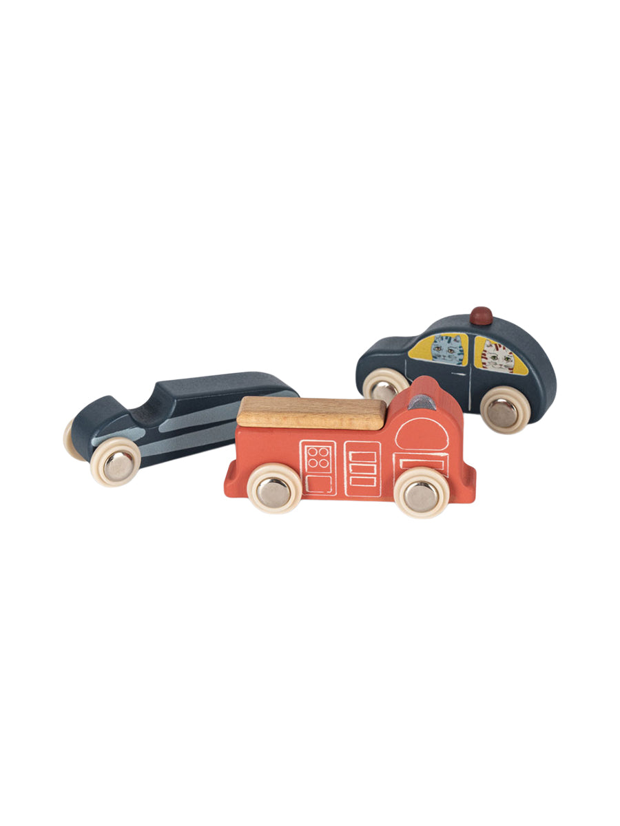 Wooden Mini Cars Vehicles Konges Sløjd   