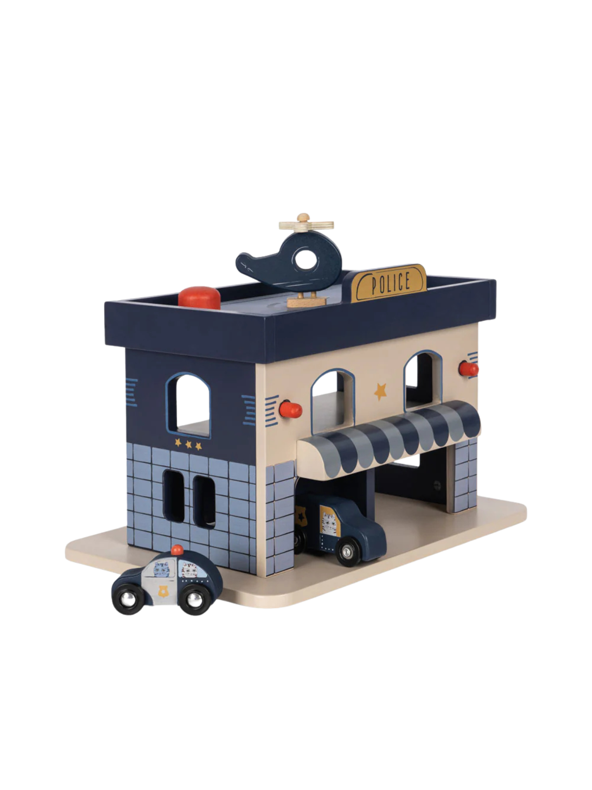 Wooden Police Station Pretend Play Konges Sløjd   