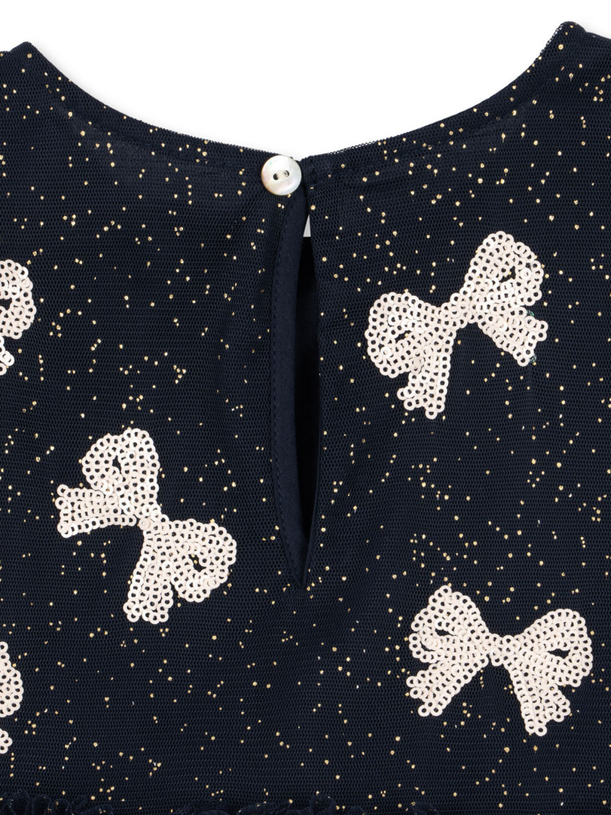 Yvonne Glitter Bow Dress Dresses Konges Sløjd