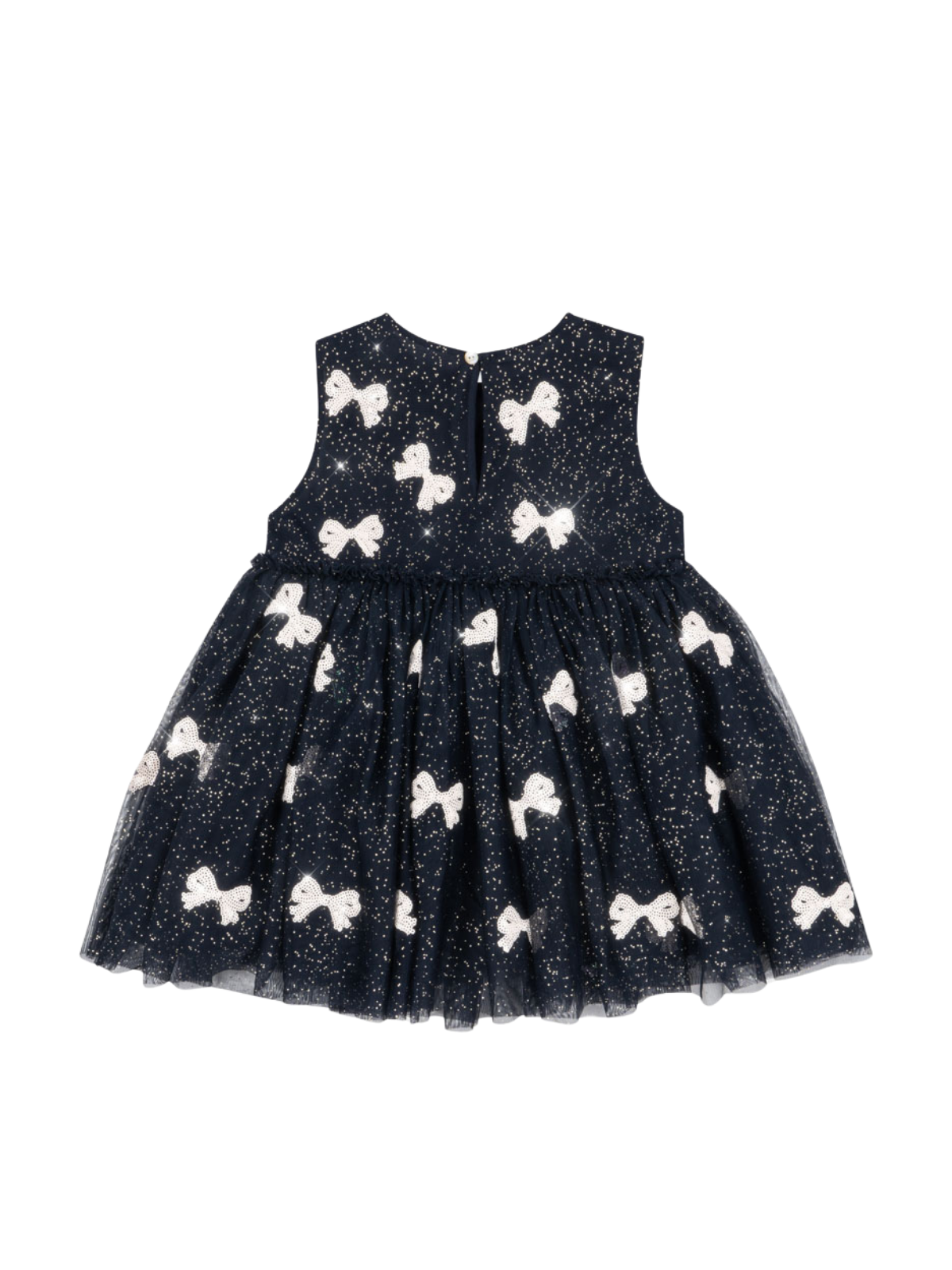 Yvonne Glitter Bow Dress Dresses Konges Sløjd