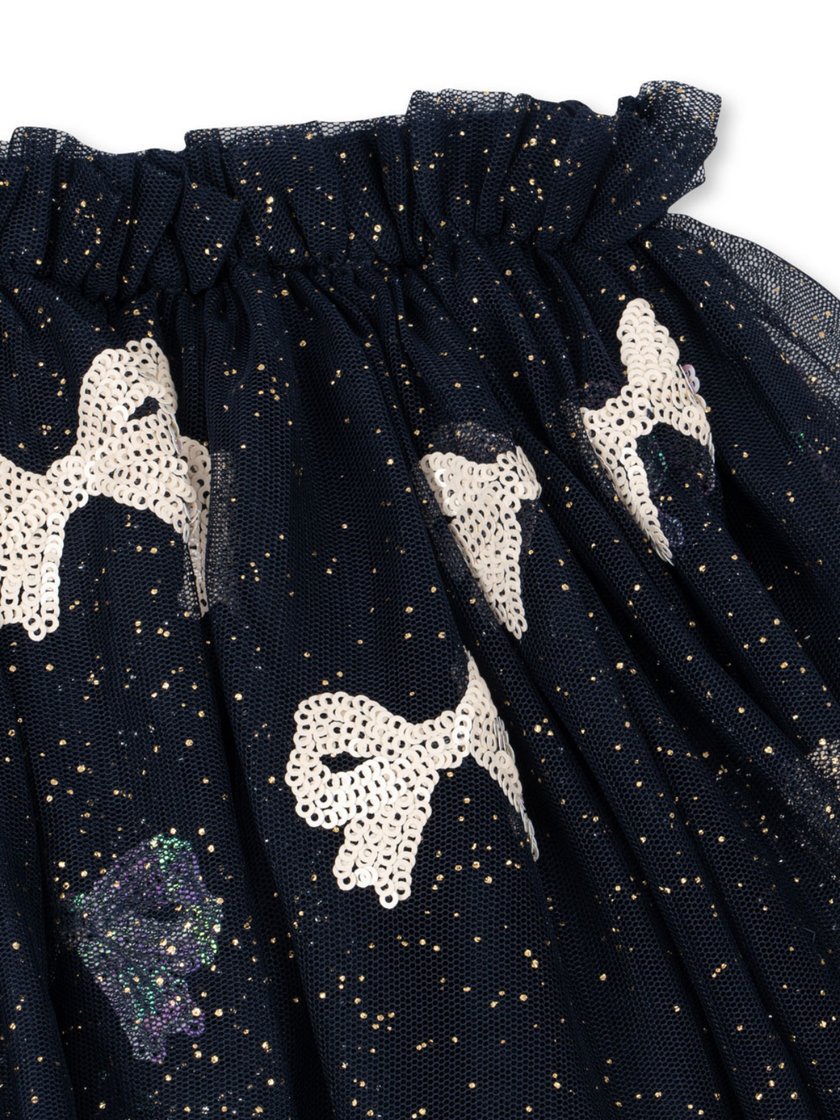 Yvonne Glitter Bow Skirt Skirts Konges Sløjd