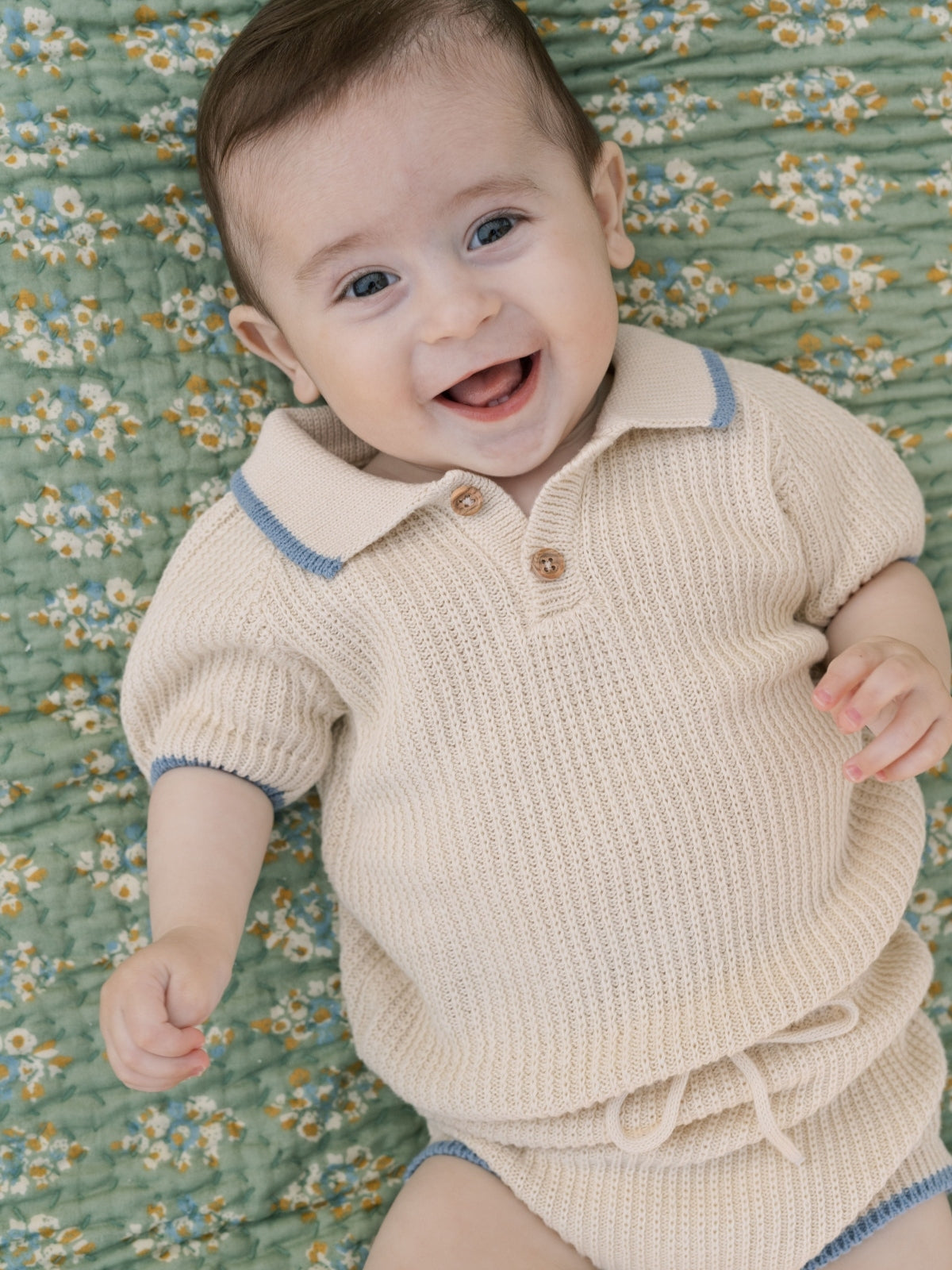 Kane Knit Baby Polo Set Sets Bebe Organic