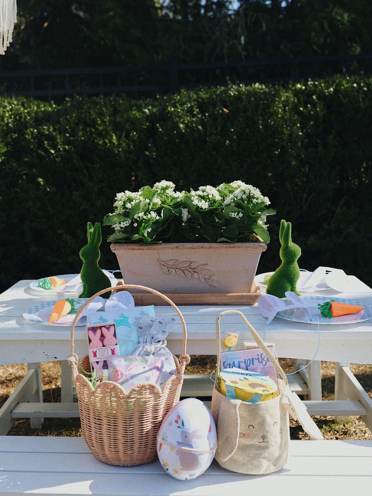 Bunny Easter Basket Meal Time Mon Ami