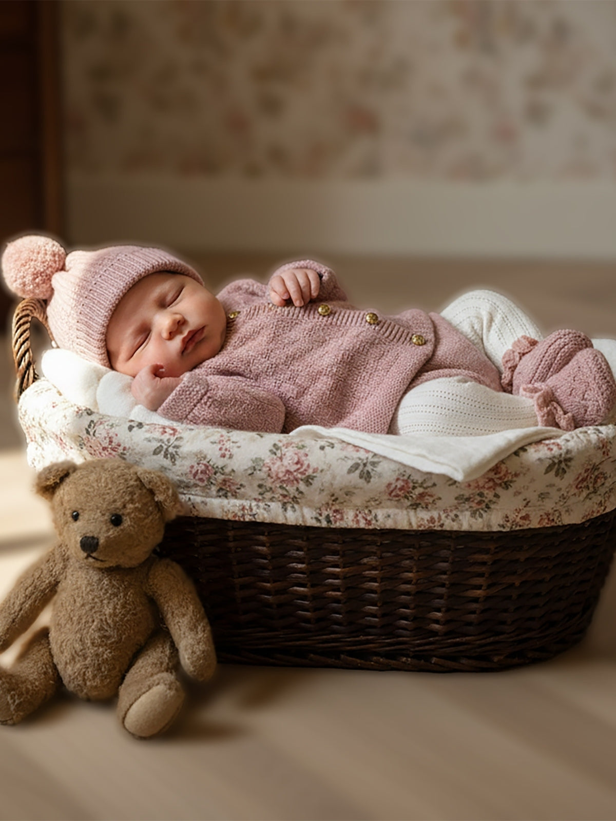 The Aspen Cashmere Baby Set - Rose Sets La Homage