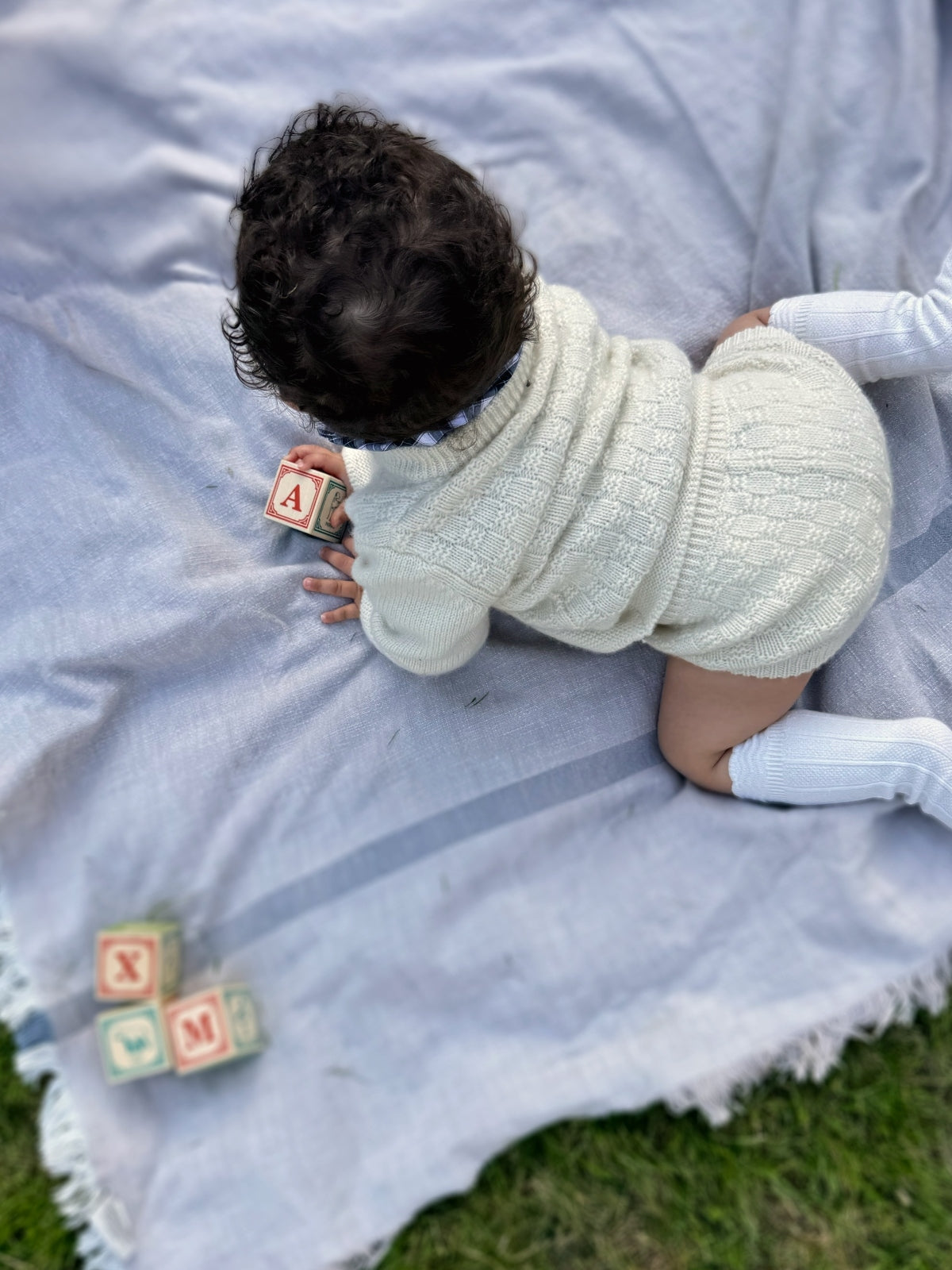 The Aspen Cashmere Baby Set - Cream Sets La Homage