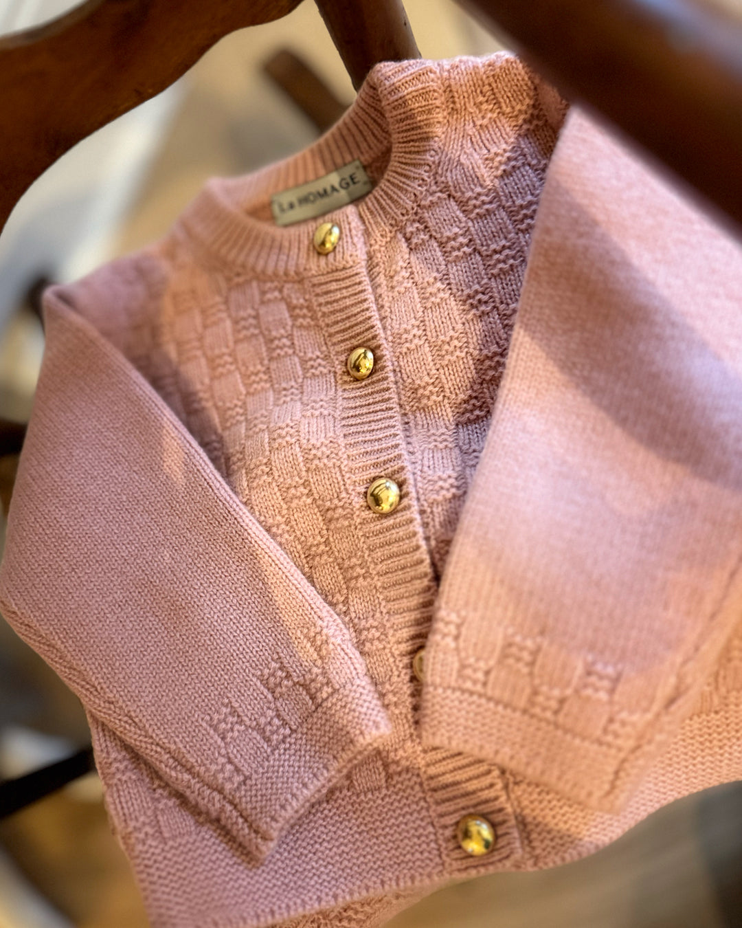 The Aspen Cashmere Baby Set - Rose Sets La Homage