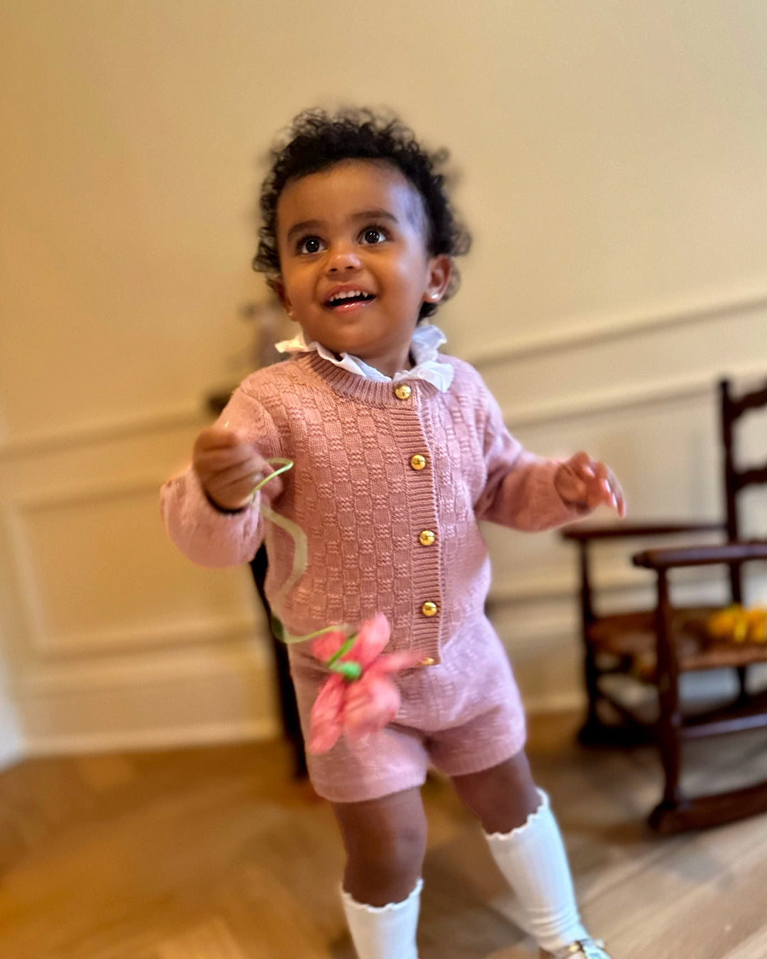 The Aspen Cashmere Baby Set - Rose Sets La Homage