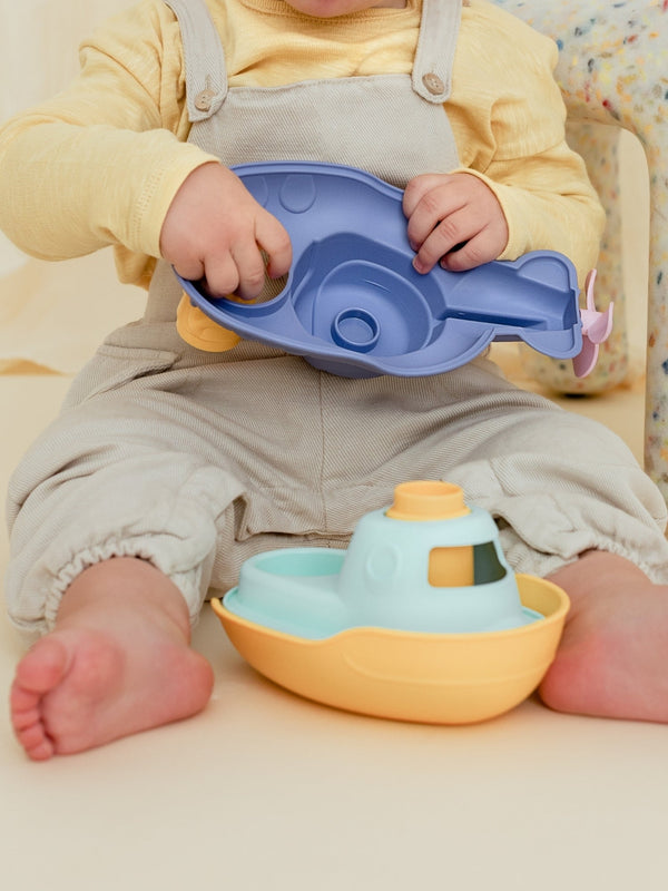 My First 2 in 1 Boat - Yellow Bath Toys Le Jouet Simple   