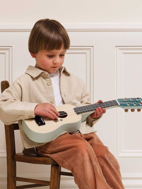 Wooden Guitar Play Instrument