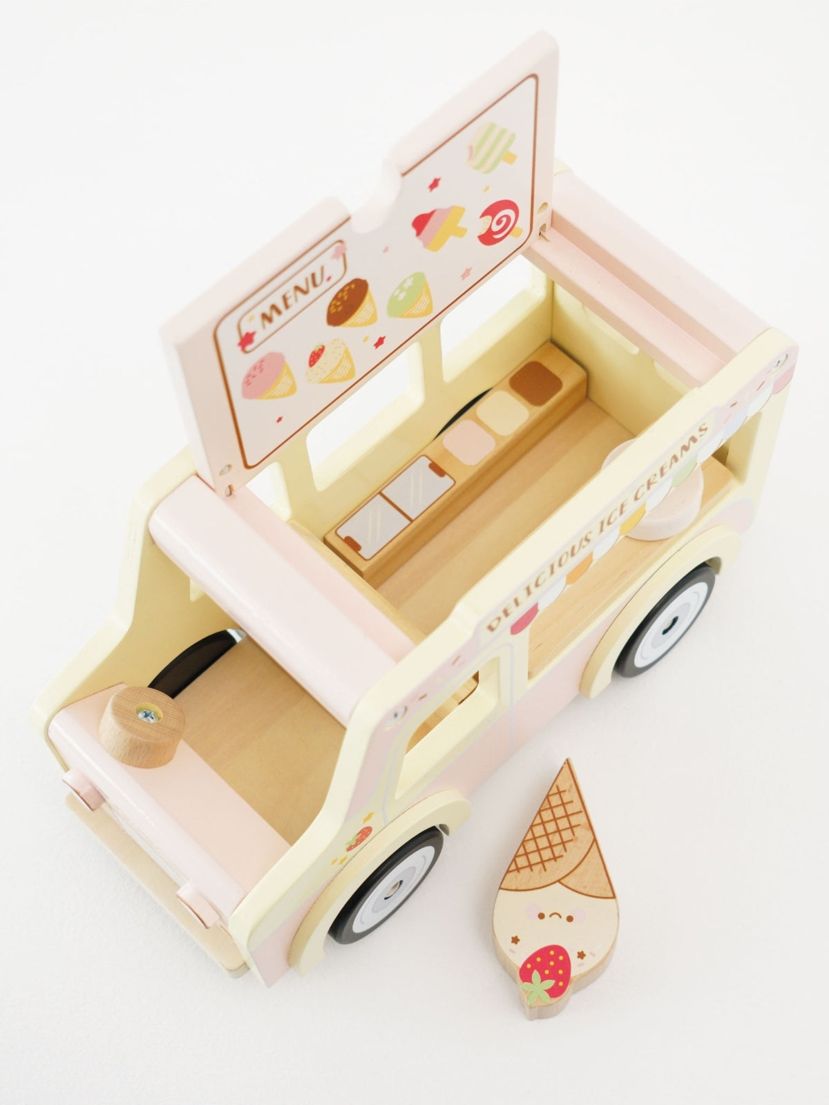 Wooden Ice Cream Van Pretend Play Le Toy Van   