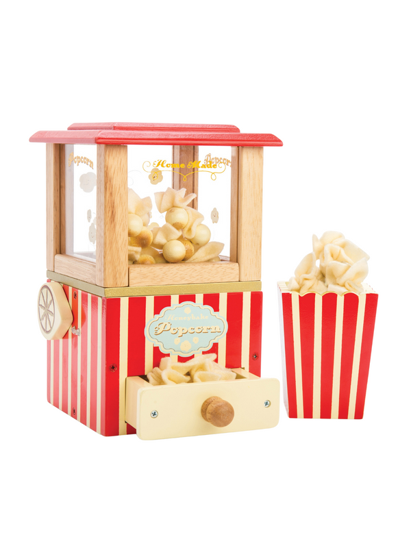 Wooden Vintage Popcorn Maker Pretend Play Le Toy Van   