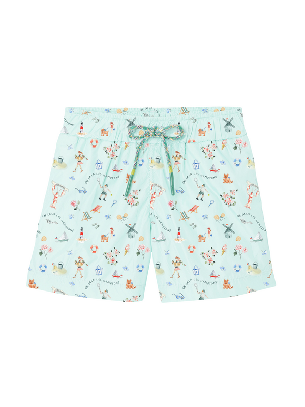 Hamptons Swim Short Swim Danrie x Lison Light Aqua 3Y 