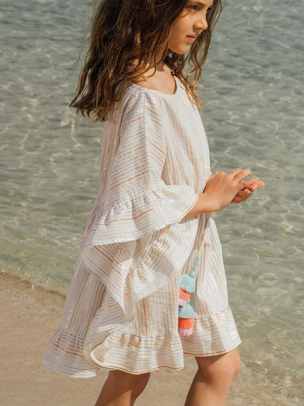 Venus Lurex Caftan Swim Lison Paris   