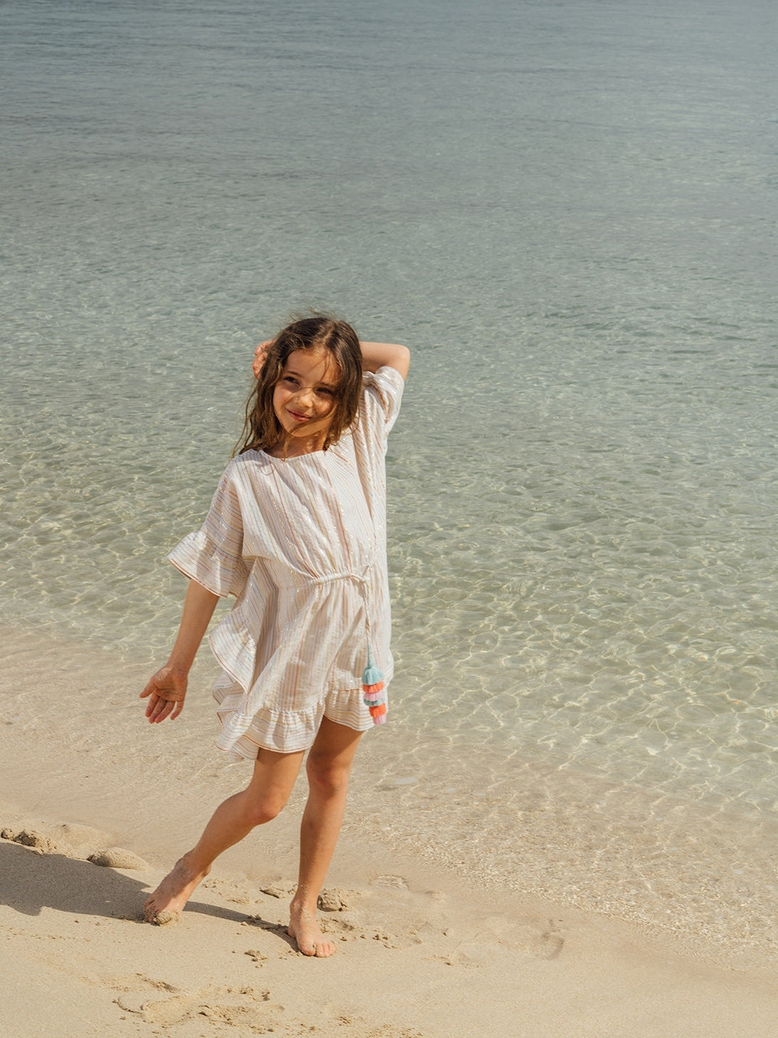 Venus Lurex Caftan Swim Lison Paris   