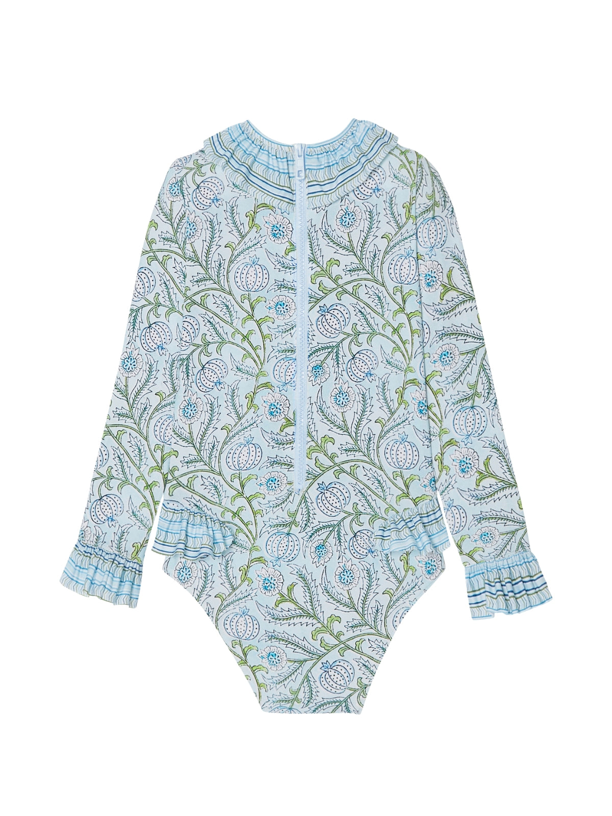 Poppy Floral Rashguard One Piece Swim Lison Paris