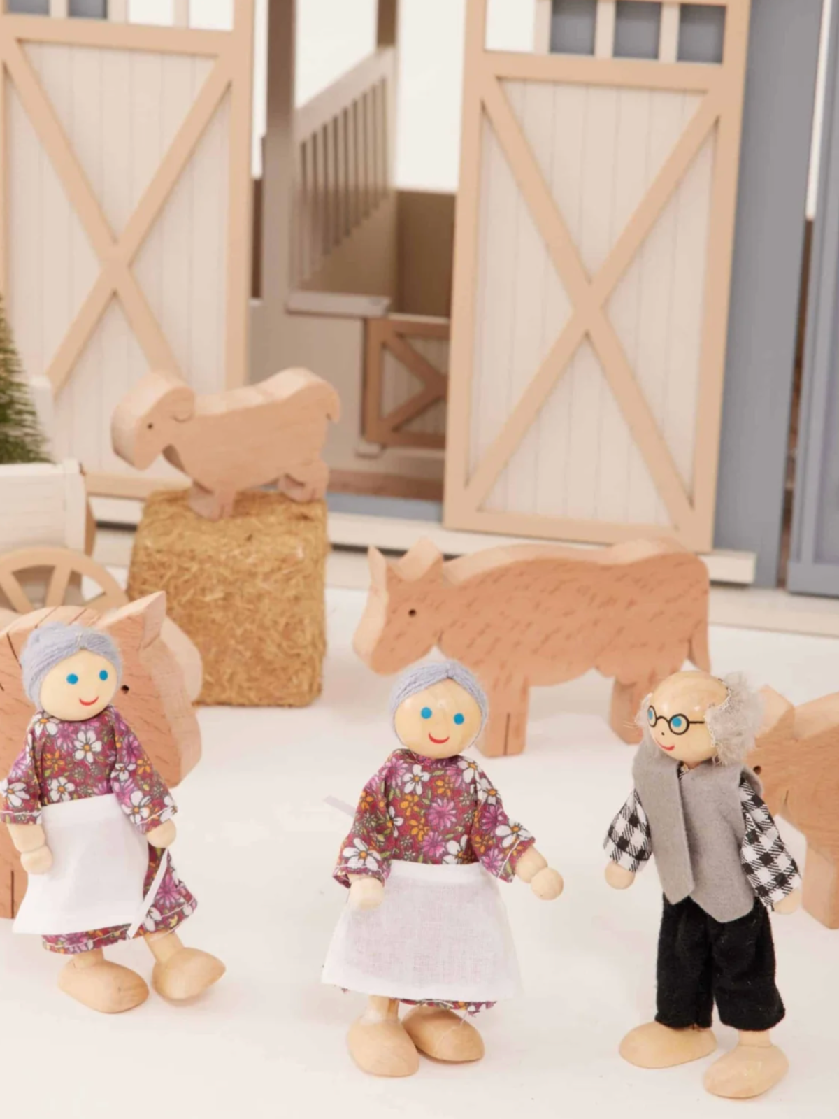 Doll Family Pretend Play Little Forest Animals