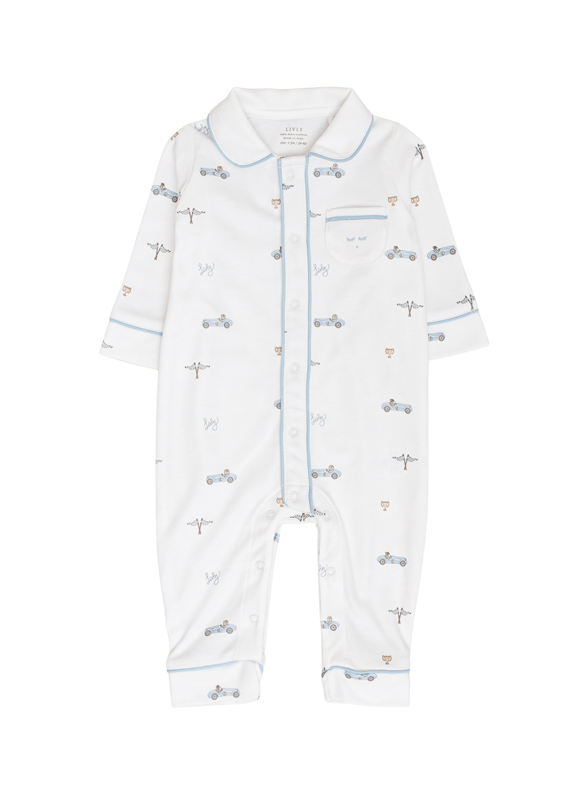 Grady Cars Romper Rompers Livly