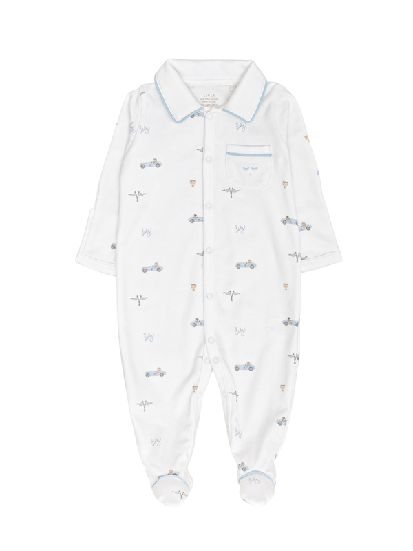 Remi Cars Footie Onesies Livly