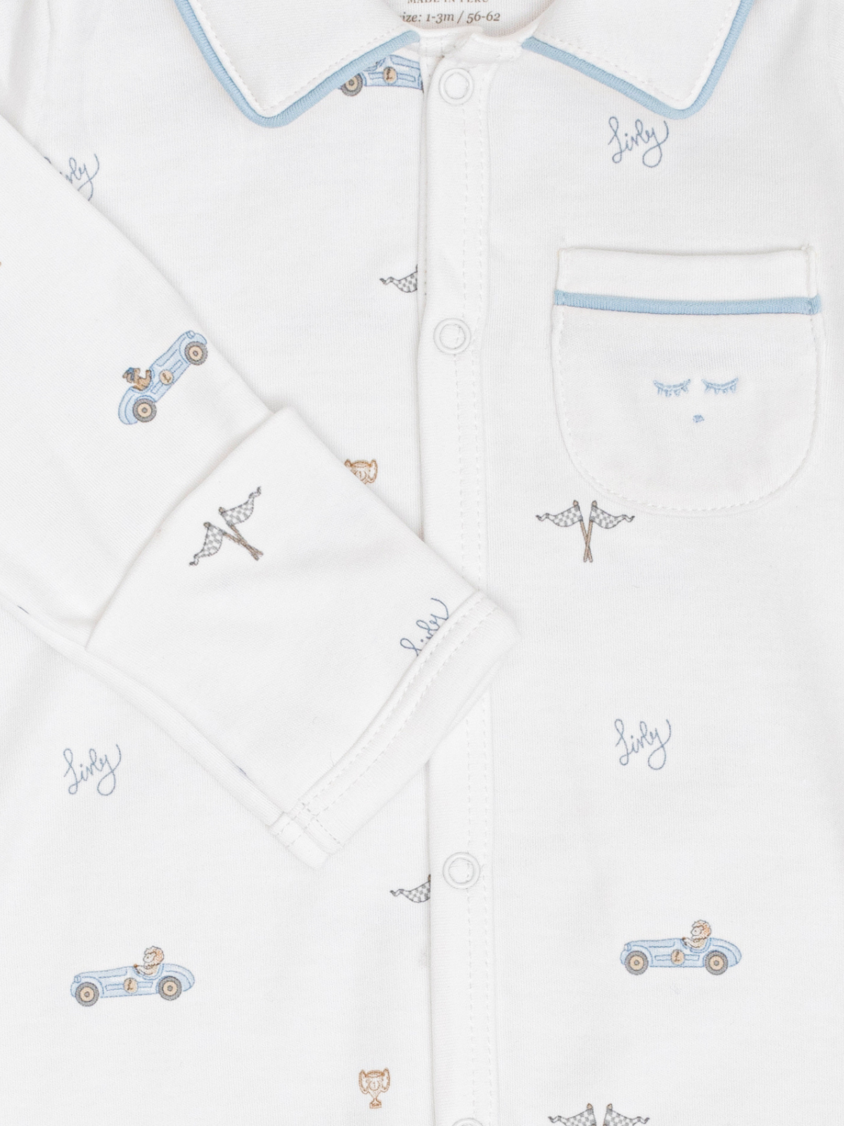 Remi Cars Footie Onesies Livly