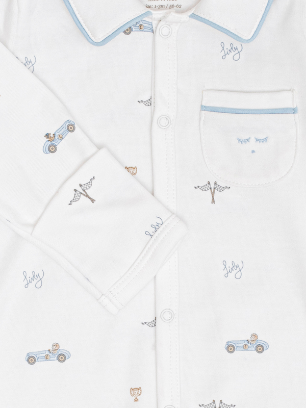 Remi Cars Footie Onesies Livly