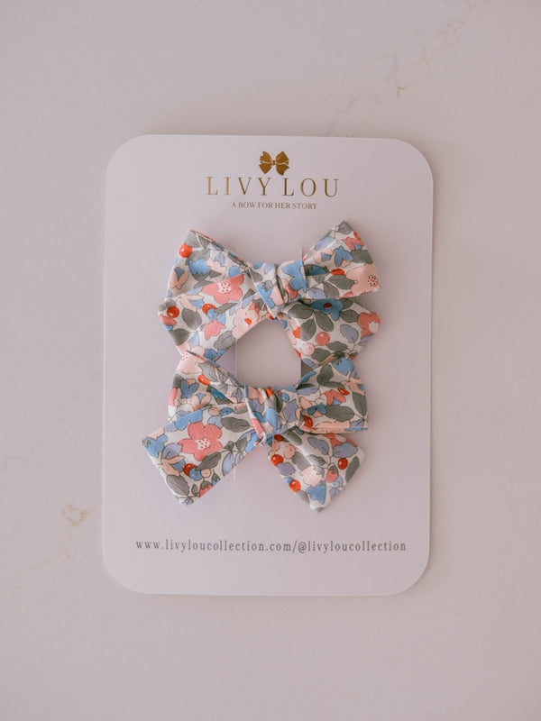 Francesca Mini Pinwheel Bow Set Hair Accessories Livy Lou