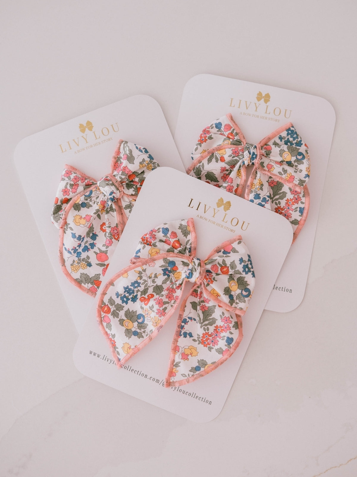 Rosabelle Liberty Large Fable Bow Hair Accessories Livy Lou