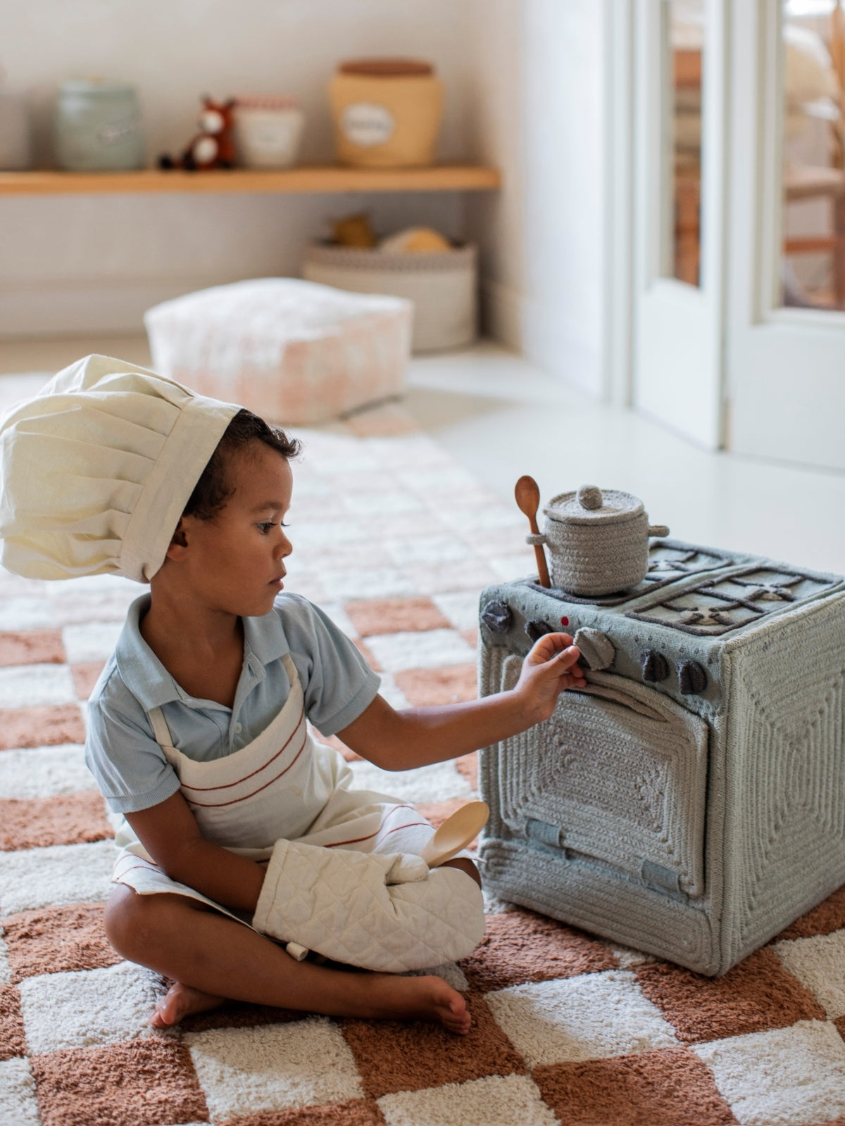 Kitchen Play Basket Pretend Play Lorena Canals   