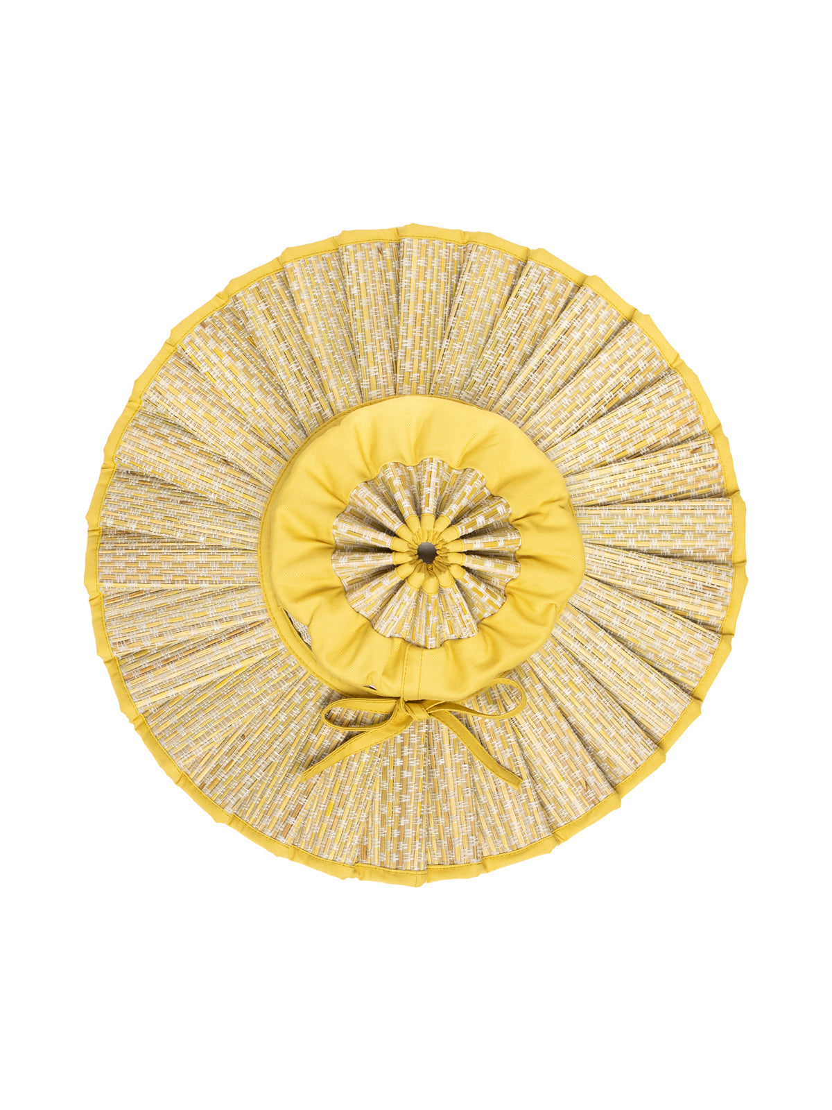 Capri Pleated Woven Hat Hats Lorna Murray