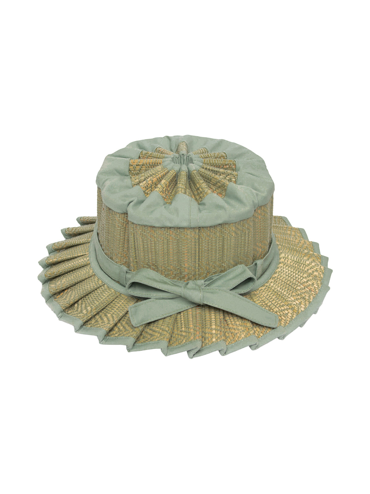 Mayfair Pleated Woven Hat Hats Lorna Murray