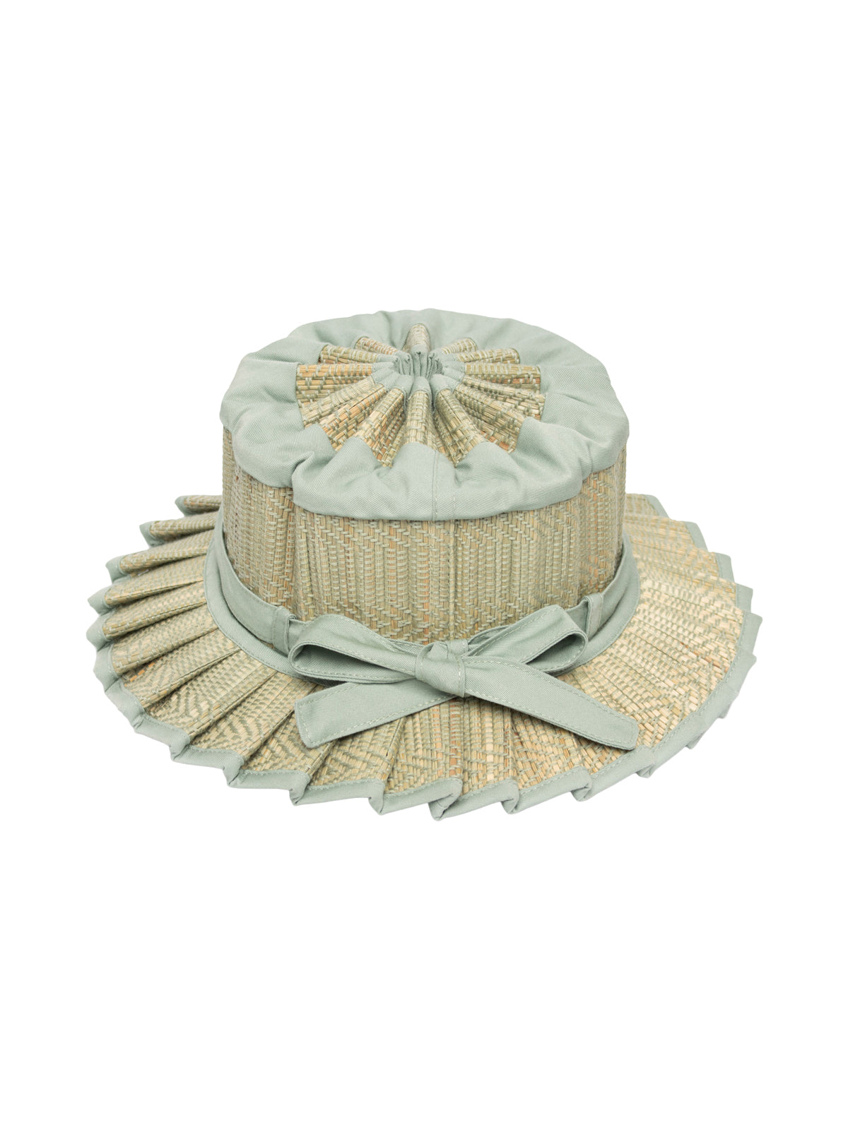 Mayfair Pleated Woven Hat Hats Lorna Murray