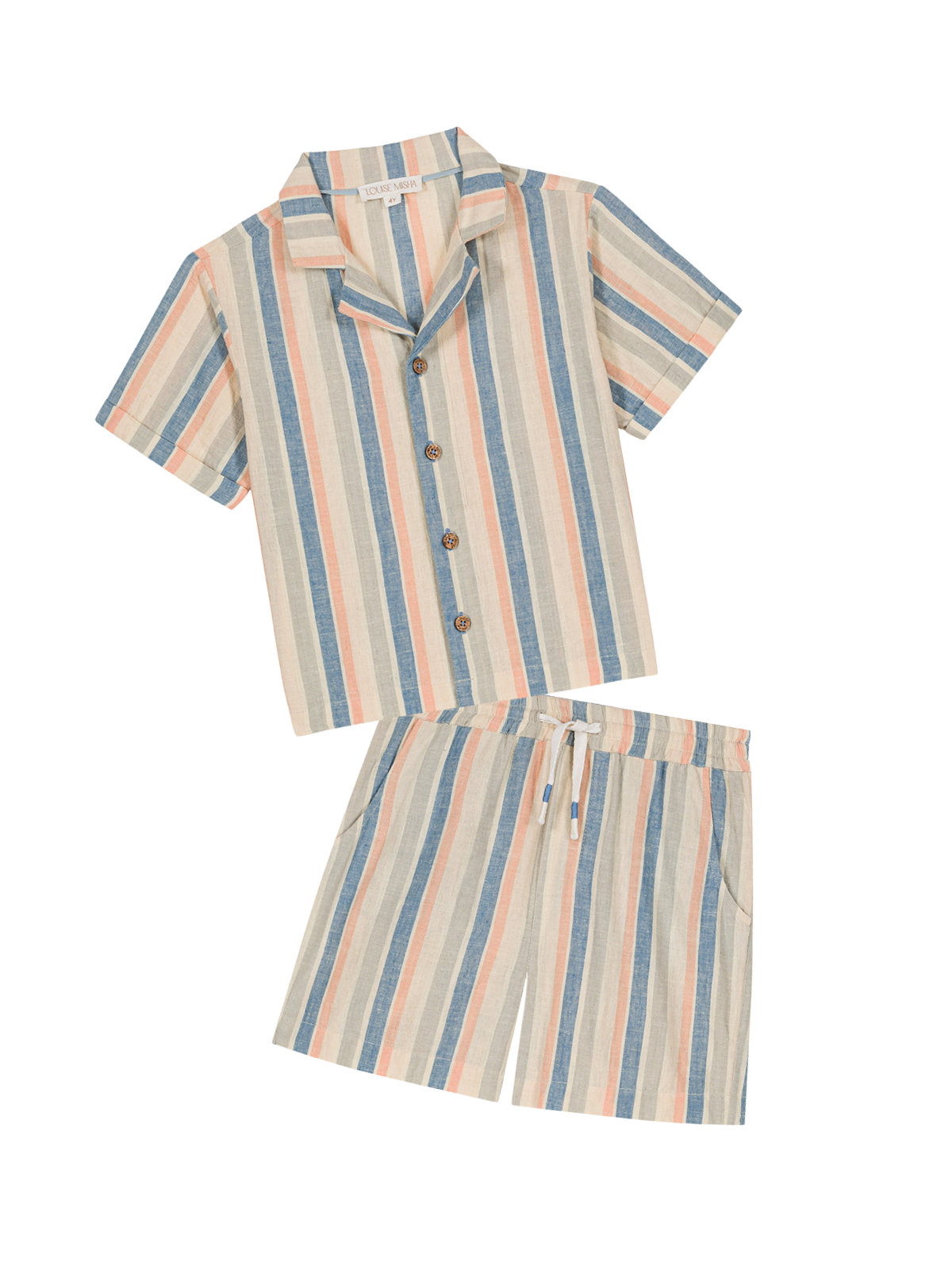 Alov Stripe Shorts Set Sets Louise Misha Sand Riviera 3Y