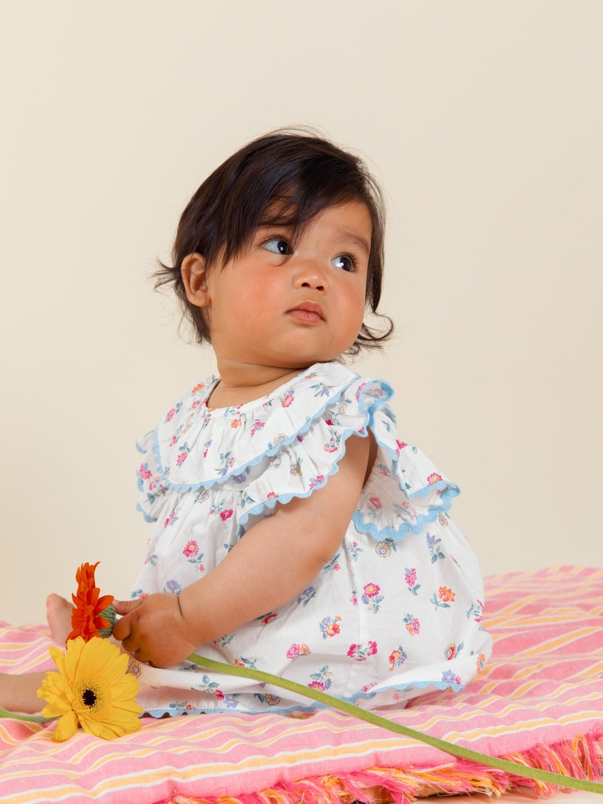 Anusha Ditsy Floral Baby Dress Dresses Louise Misha