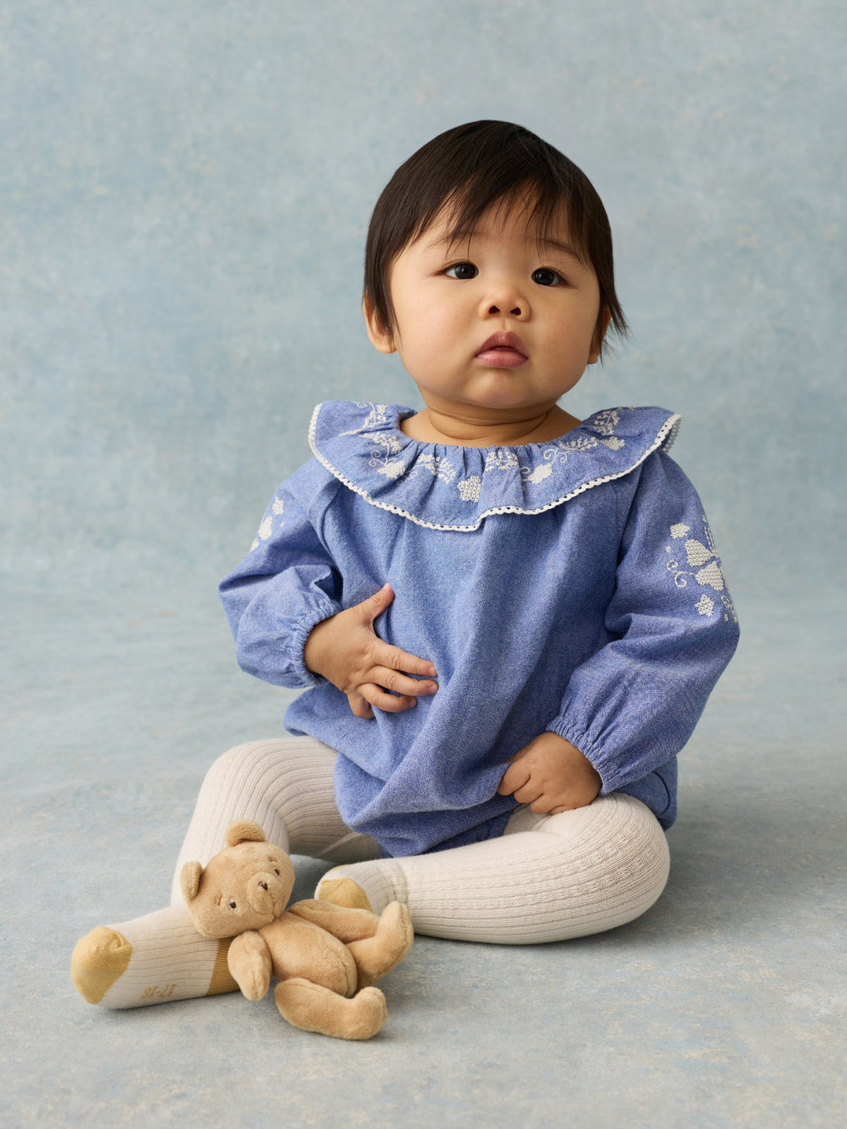 Ilani Embroidered Romper Rompers Louise Misha
