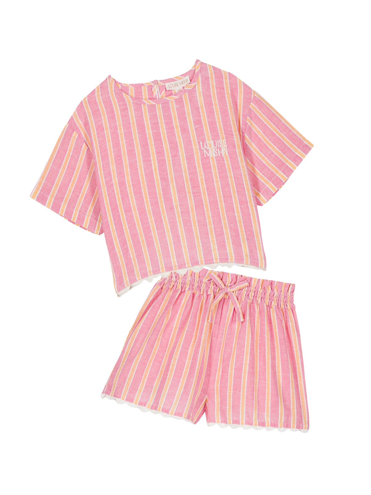 Kalistee Stripe Set Sets Louise Misha Pink Gelato 24M