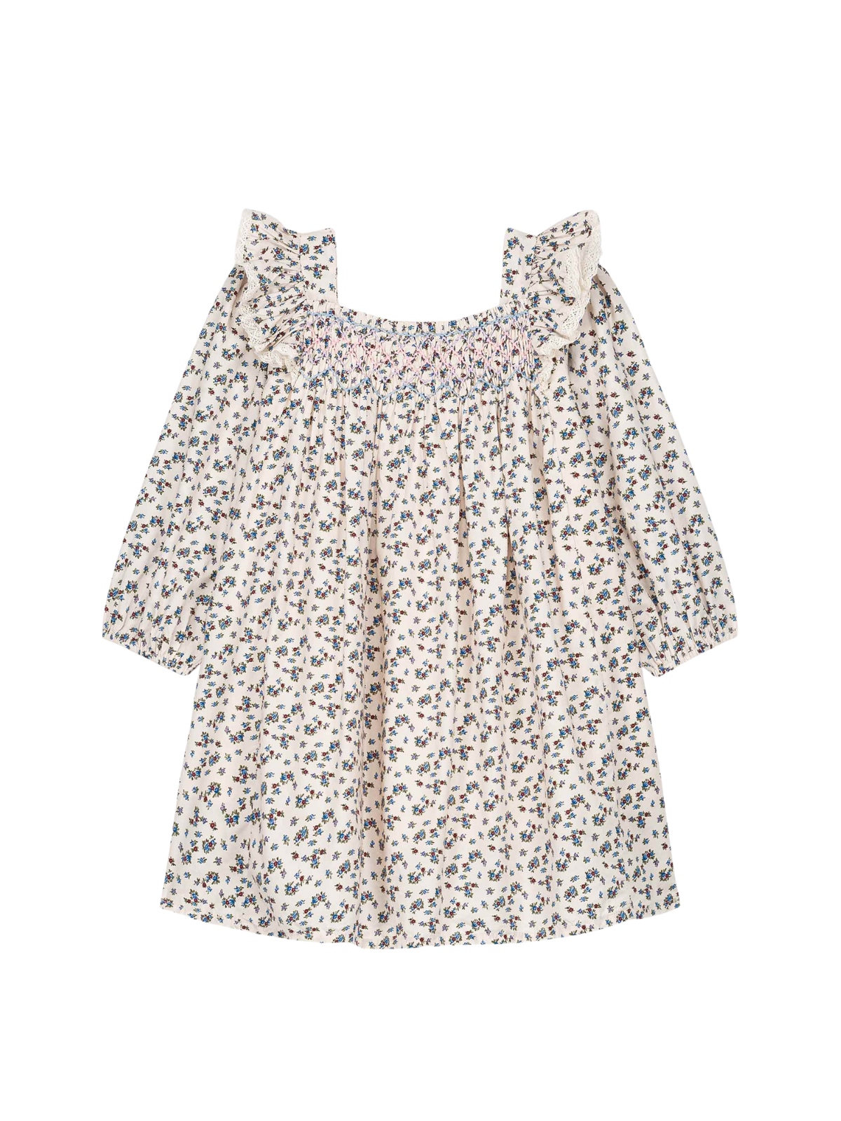 Martina Floral Poplin Dress Dresses Louise Misha Martina Floral 3Y