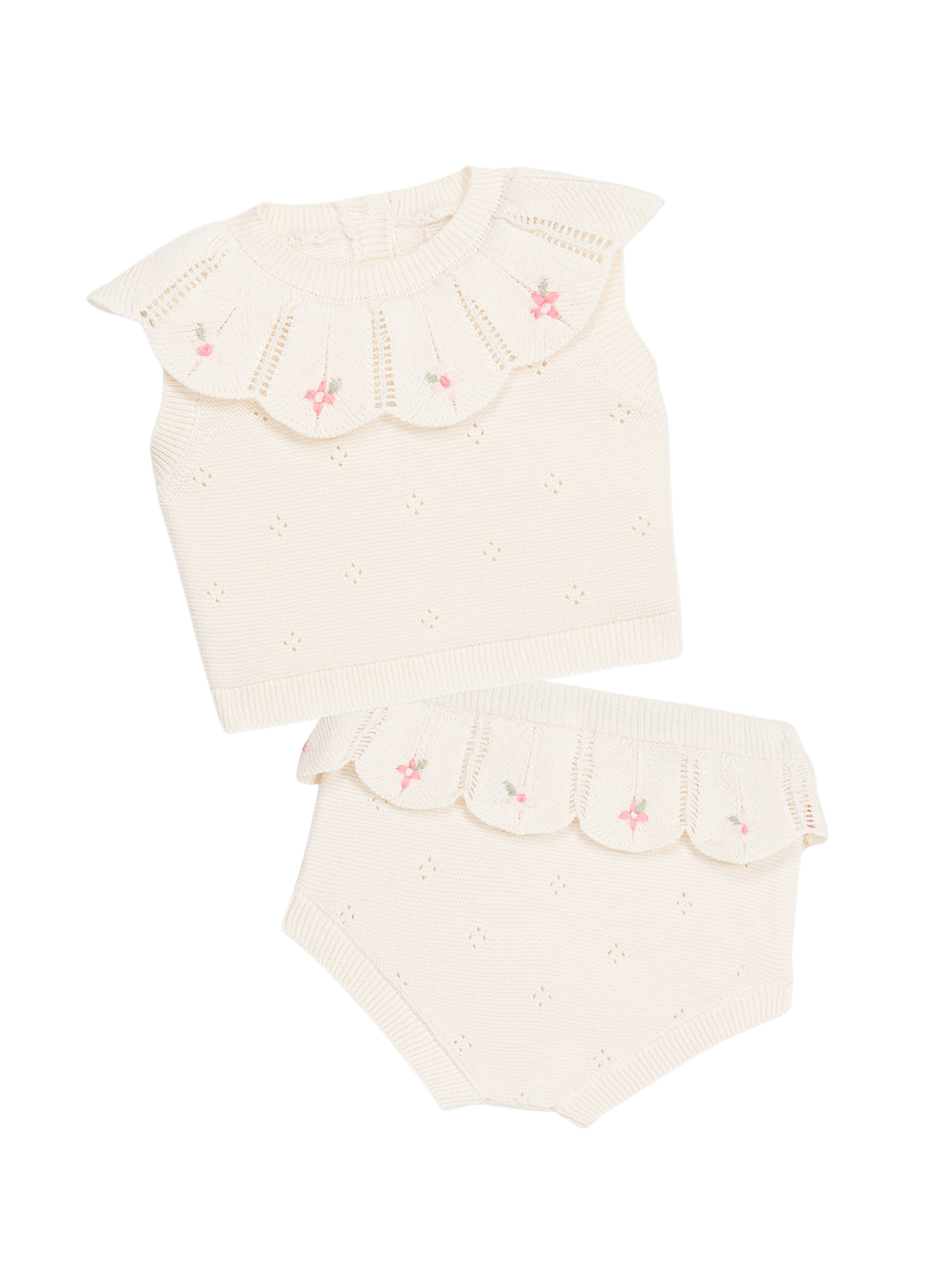 Mynea Knit Baby Set Sets Louise Misha Cream 3M