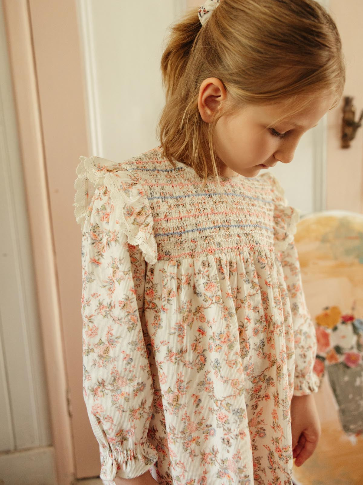 Saralou Smocked Dress Dresses Louise Misha